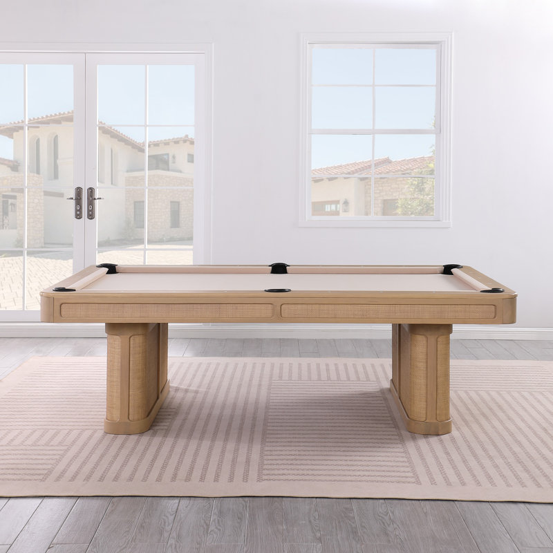 Table de billard en ardoise avec plateau de salle à manger en option Solara, 7ft, Sable résistant à l'eau, Non