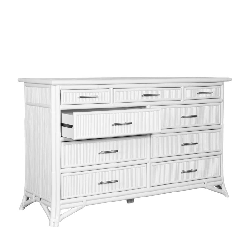 Bermuda 9 - Drawer Dresser, White