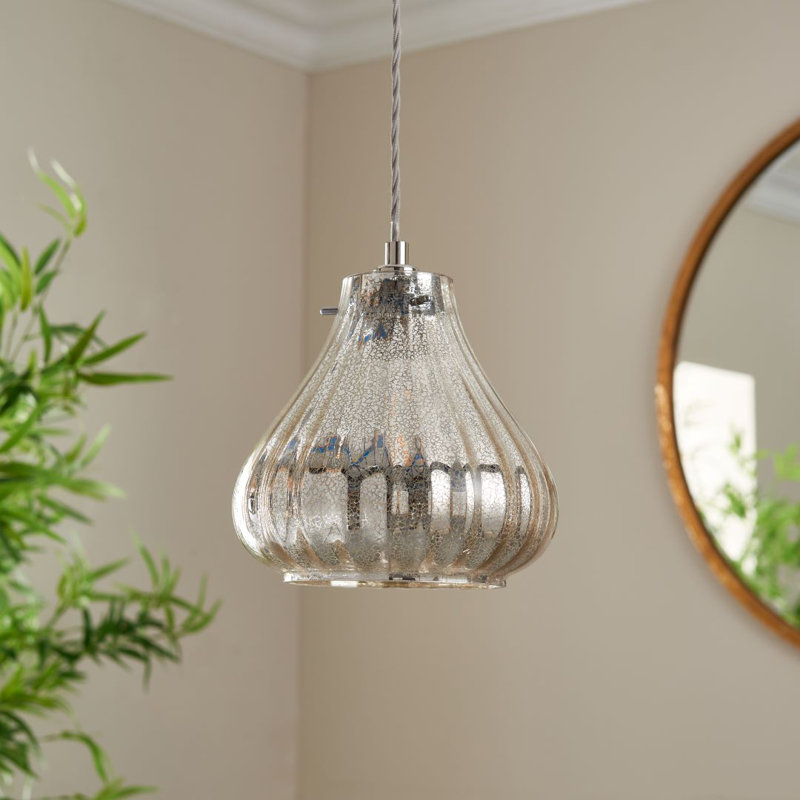 Keto 19.3cm H Glass Novelty Pendant Shade ( Spider ) in Clear