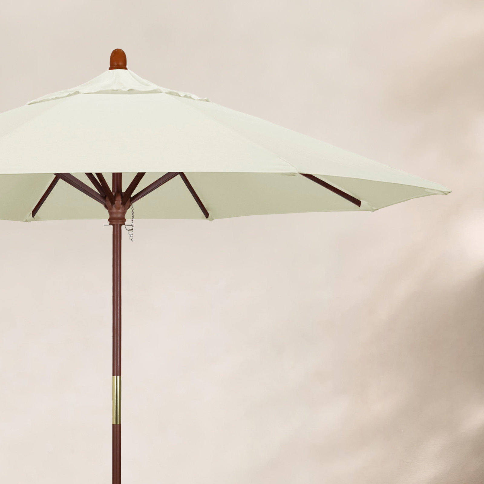 Manford 108'' Sunbrella® Outdoor Umbrella, Canvas Canvas Sunbrella® Canvas