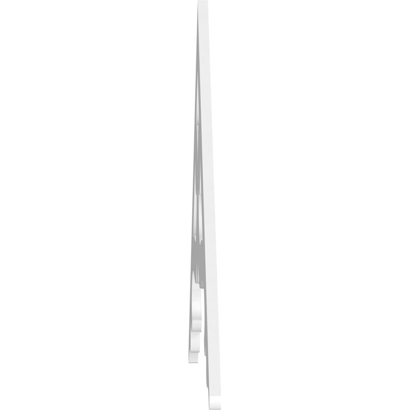 Pignon en PVC de qualité architecturale Brontes, H 36 po x l 72 po x P 1 po, 12 / 12
