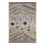 Rug & Kilim’S Moroccan Rug In White With Black And Gold Geometric Pattern-710135401