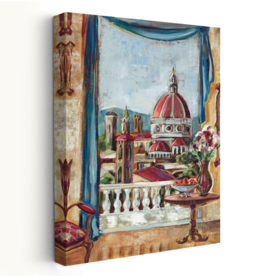 Voyage européen à Florence - balcon, paysage urbain, Europe, italien