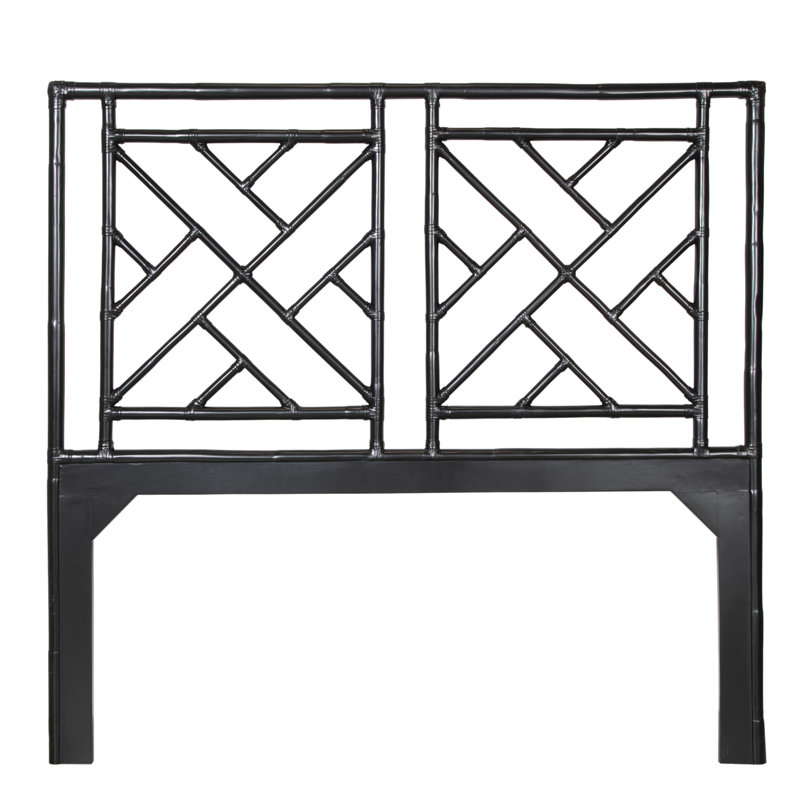 Alden Open-Frame Headboard, Black, Queen