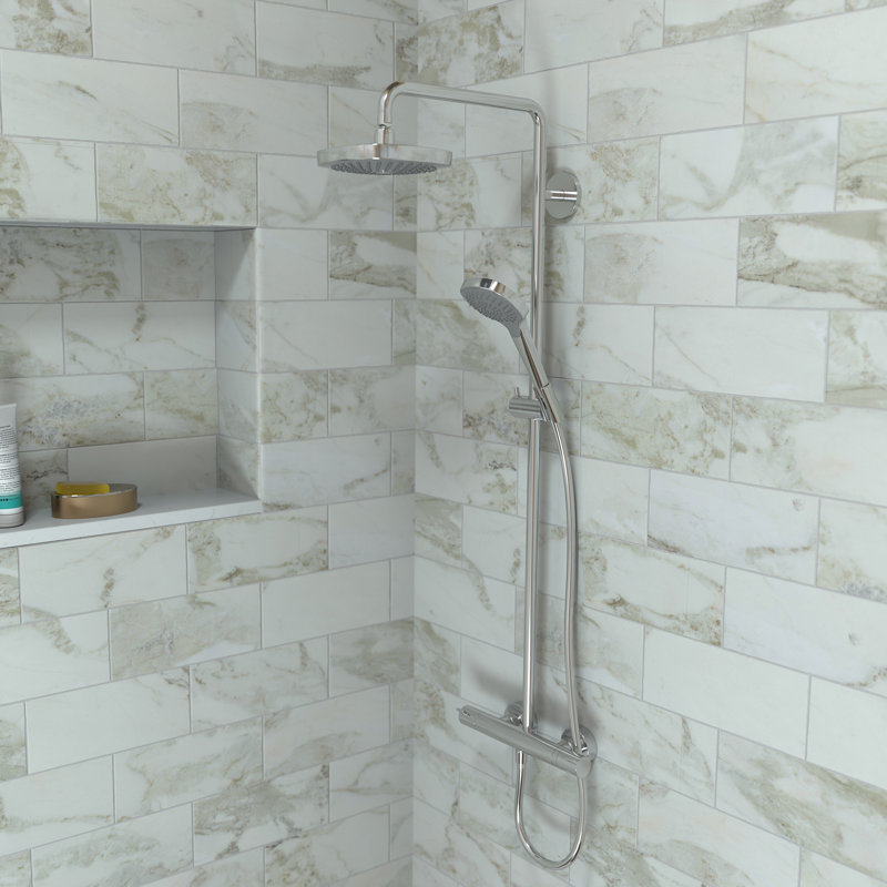 Crom Complete Shower System with Select, Chrome