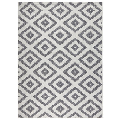 Malta Machine Woven Cream/Grey Indoor / Outdoor Rug
