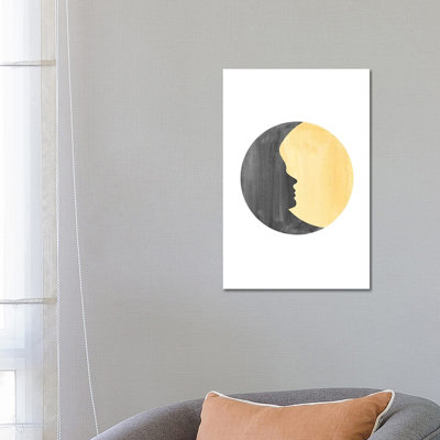 Woman Moon II by Whales Way - Print on Canvas