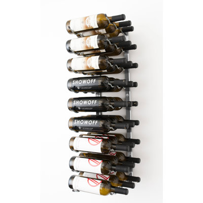 18 Bottle Wall Mounted Wine Bottle Rack