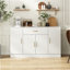 Sideboard Buffet Cabinet, Kitchen Storage Cabinet With 1 Drawer And 4 Doors