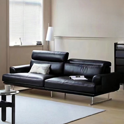 Minimalist High-Back Straight Sofa