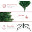Arbre de Noël artificiel Best Choice Products, conception à charnière non éclairée de qualité supérieure de 4,5 pi, branches denses, décoration de Noël réaliste? Avec base facile à assembler