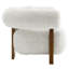 Jace Fabric Accent Chair In Feather