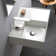 Scarabeo By Nameeks Teorema 17.32'' Bright White Ceramic Rectangular Vessel, Wall Mount Bathroom Sink with Overflow