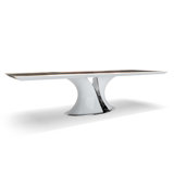Melanios Walnut Pedestal Dining Table