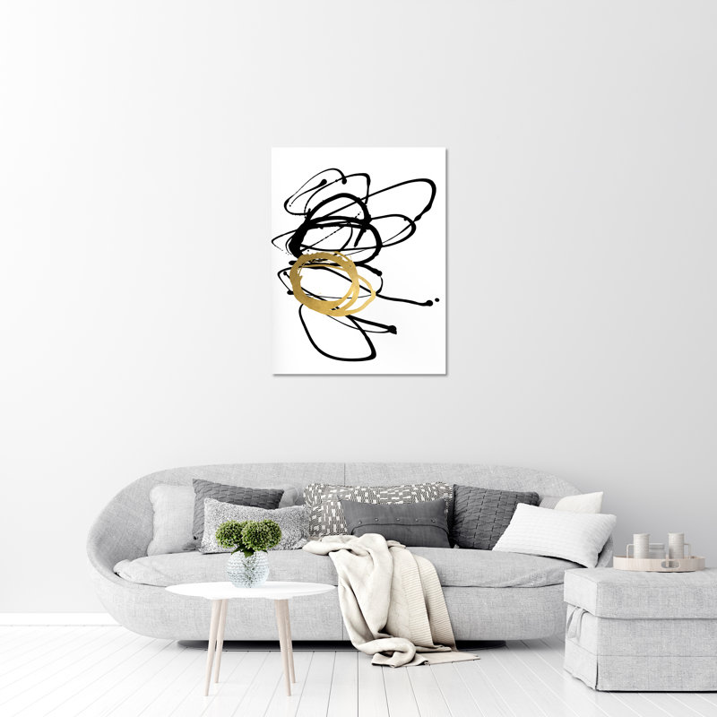 Action Stroke II par Elle Youngstrom - impression, Couche de verre, H 47 po x l 36 po