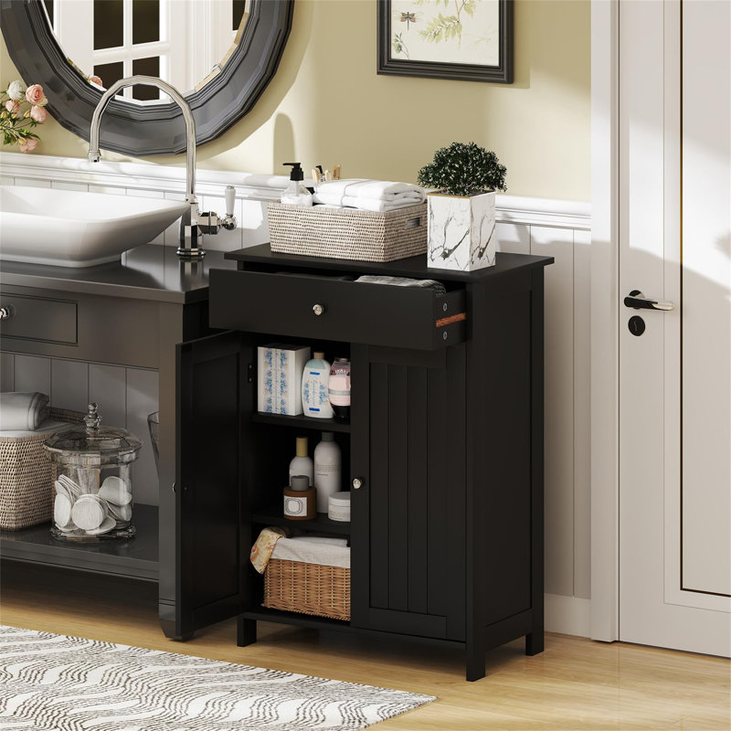 Bathroom Cabinet, Black