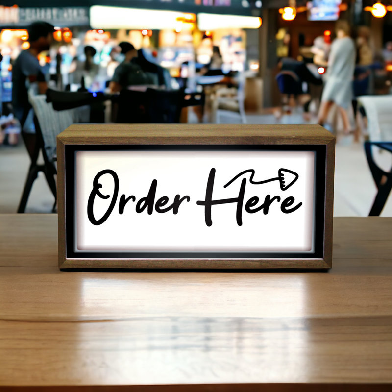 Cantey 15cm LED Sign