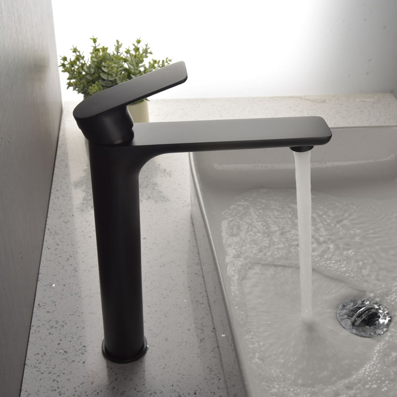Single-handle Bathroom Faucet, Matte Black