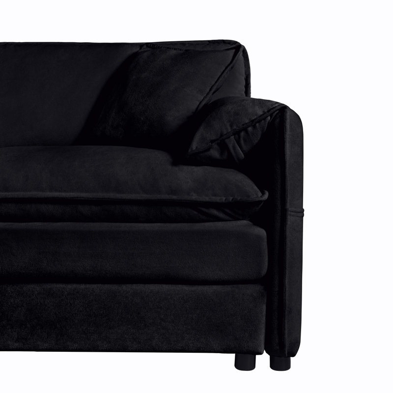 Canapé modulaire surdimensionné à assise profonde, canapé en nuage de chenille moderne, grand canapé modulaire 3 places avec 3 coussins pour le salon, la chambre et le bureau, combinaison de bricolage