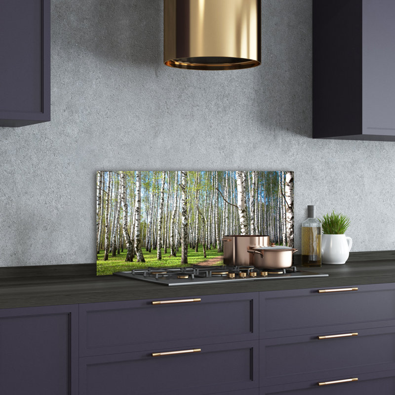 50cm W x 100cm L Glass Peel and Stick Panel