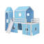 Lit mezzanine simple avec glissade et tour-808780360