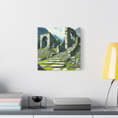 Highland Garden Ruins, Impossible Constructions, reproduction d'art sur toile