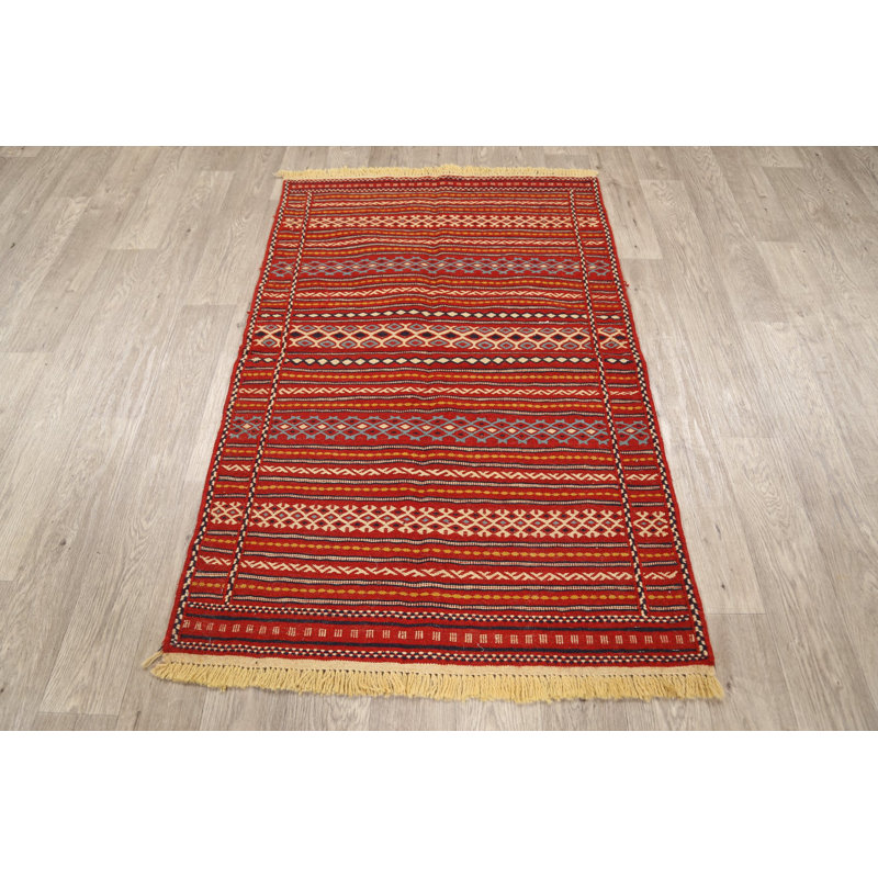 Striped Kilim  Area Rug 3x5
