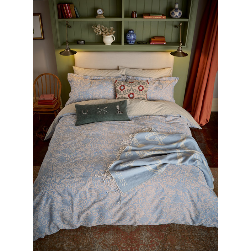 Floral Trellis Cotton Cushion