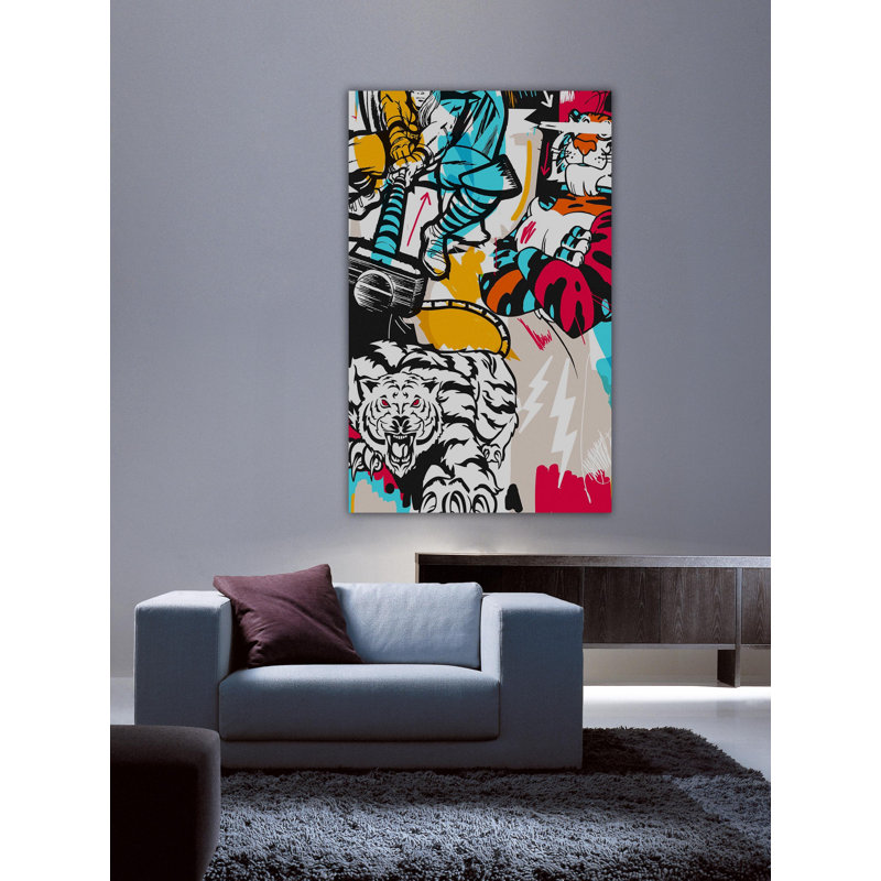 « sous-vendu », reproduction sur toile tendue, H 24 po x l 16 po