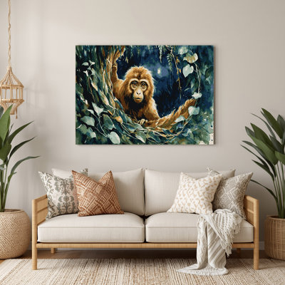 Wildlife Potto Gray Metal Wall Art