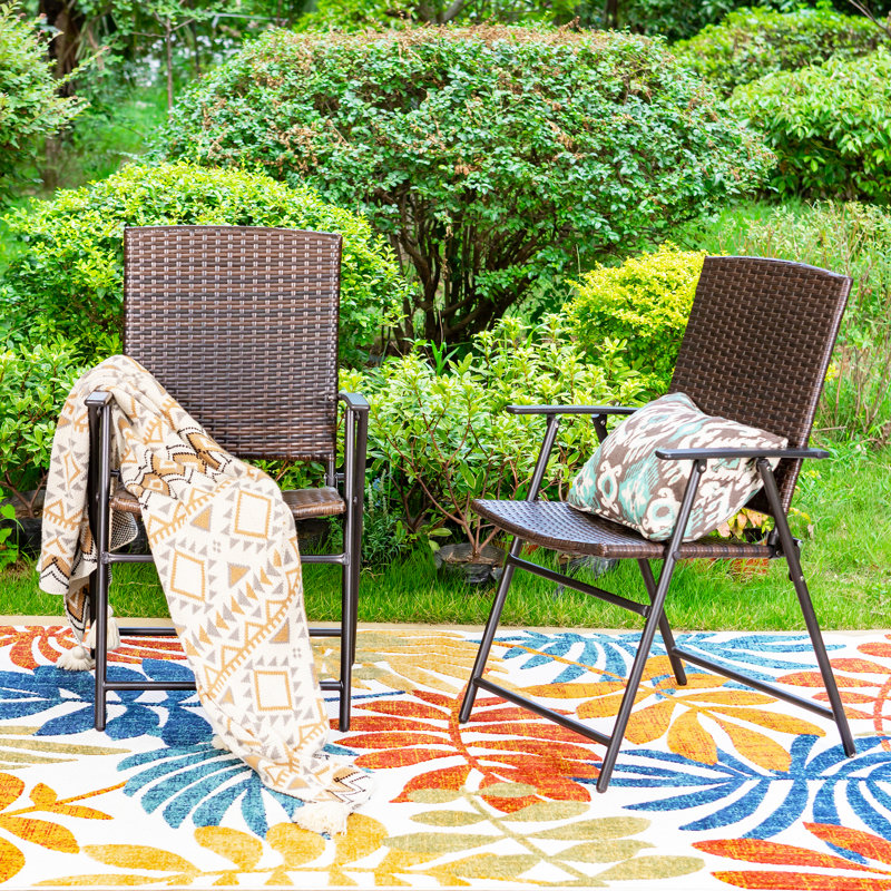 Chaise de patio pliante empilable Jessica