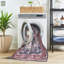 Vintage Look Cotton and Chenille Flatweave Area Rug-1734851209