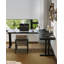 Bureau en L noir en bois massif-660560000