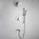 Luviah 1-Spray Tub and Shower Faucet Combo with Round Showerhead and Handheld Shower