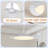 42-inch Lighted Retractable Ceiling Fan, Flush Mount Lighted Remote Control Ceiling Fan-1042847066