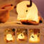LED Silicone Night Light USB Rechargeable Bedroom Bedside Lamp -Color Sensor Cute Sleep Light