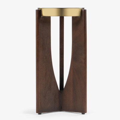 Table d'appoint en bois de manguier Prism