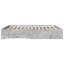 Vidaxl Bed Frame With Drawers Concrete Grey-533798020