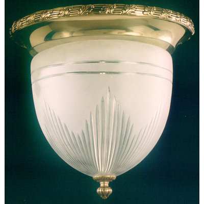 Cribbs Glass Flush Mount