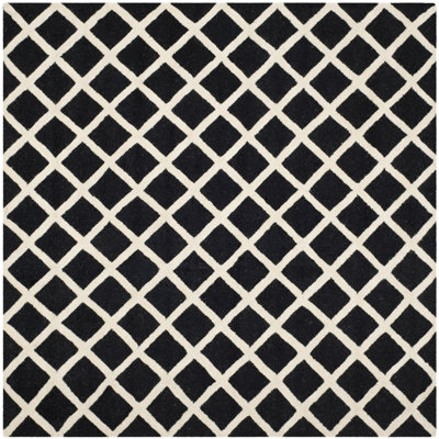 Sanyla Hand Tufted Wool Geometric Rug