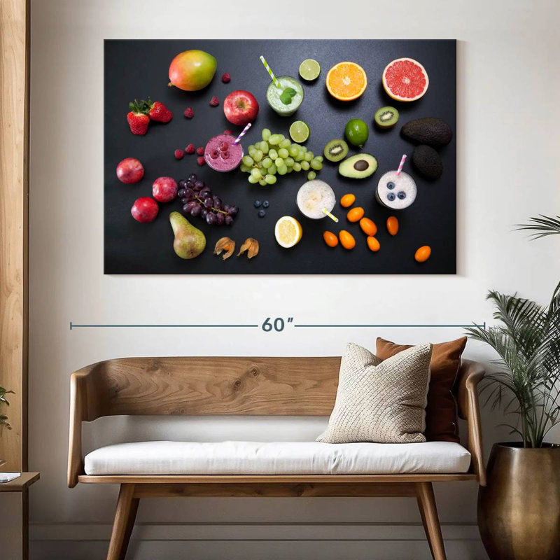 Smoothies aux fruits Yarlin, H 34 po x l 51 po