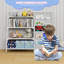 80cm H x 90cm W Metal Bookcase-309292613