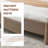 Modern Upholstered Platform Bed with Double Padded Headboard, Fabric Bed Frame with Reinforced Wooden Slats, Easy Assembly & Noise-Free Design-1828351223-1828351220