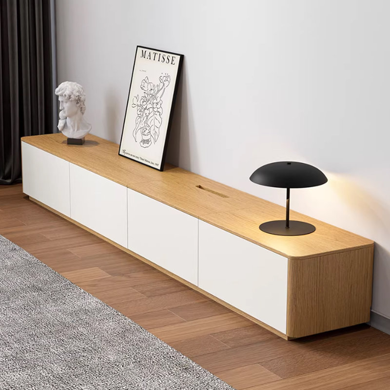 Meuble télé Modern Burlywood, Brun orangé