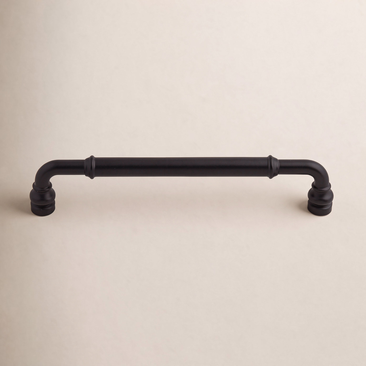 Brixton Bar Cabinet Pull, Flat Black, 6 5/16" Center to Center