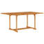 Aroon 6 - Person Teak Wood Patio Dining Set with Rectangular Table