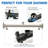 Double Shower Head, High Pressure 6 Setting Dual Shower Head Design For Couple Or Single On Walk-In Bathroom-117609865