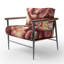 Dahlgreen - Chaise rembourrée d'appoint à formes abstraites-1297726053
