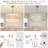 6-Light Shell Drum Chandelier