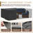 6 Person Rattan Sectional Seating Group With Cushions-171185837-190579026